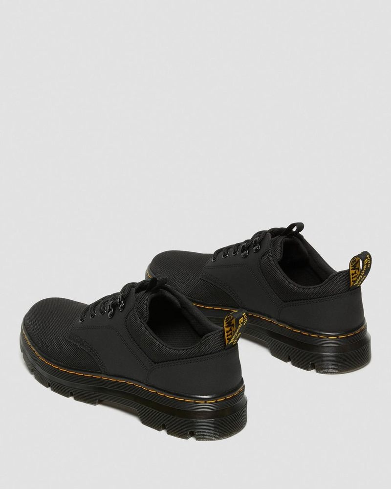 Black Dr Martens Reeder Utility Shoes Boots | RW33-U7OD