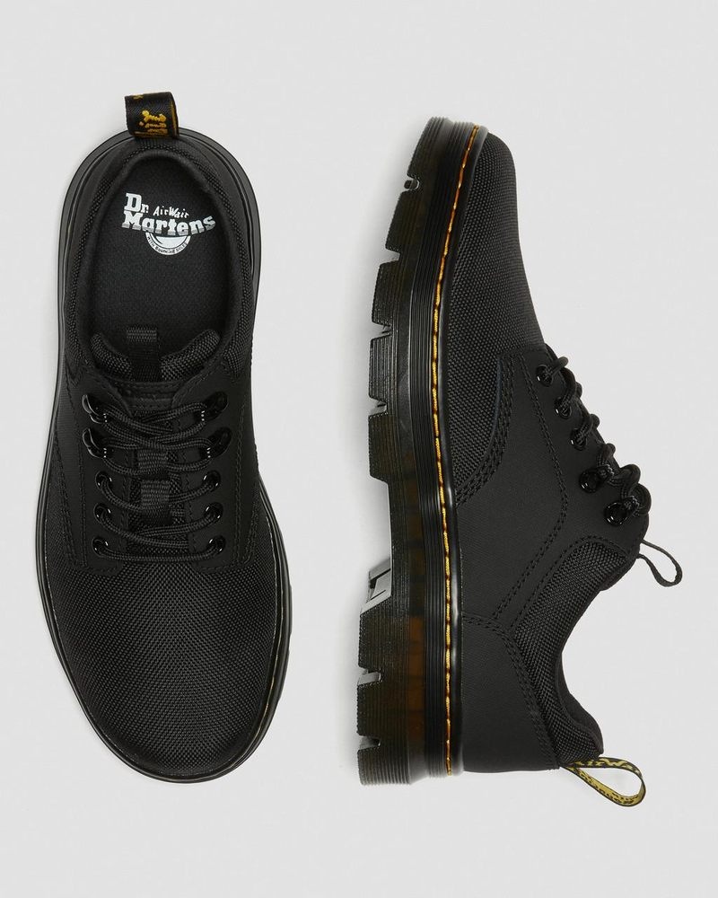 Black Dr Martens Reeder Utility Shoes Boots | RW33-U7OD