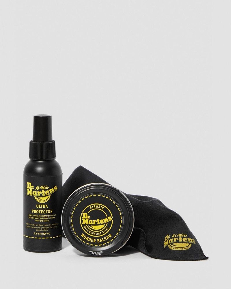 Black Dr Martens Shoecare Kit Shoe Care & Insoles | JE45-N0IE