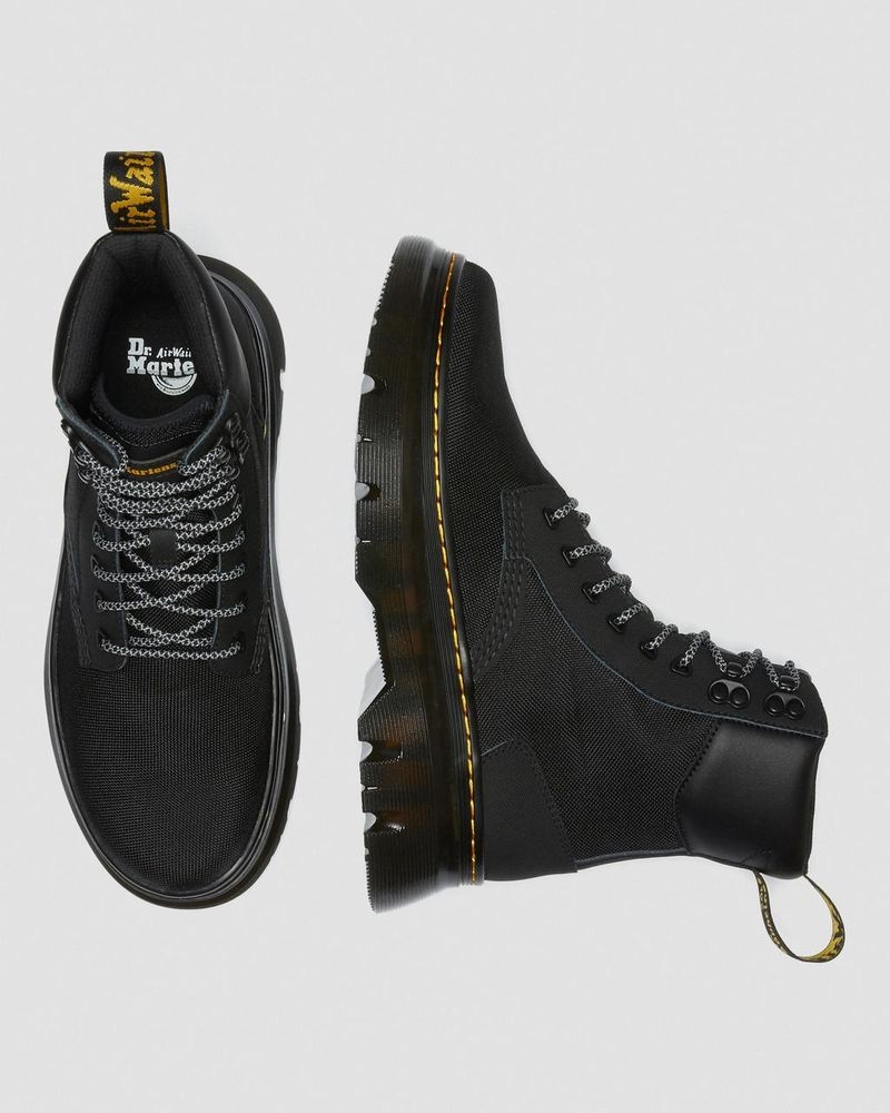 Black Dr Martens Tarik Utility Boots (Ajax+Extra Tough 50/50) Boots | KD01-F6NZ