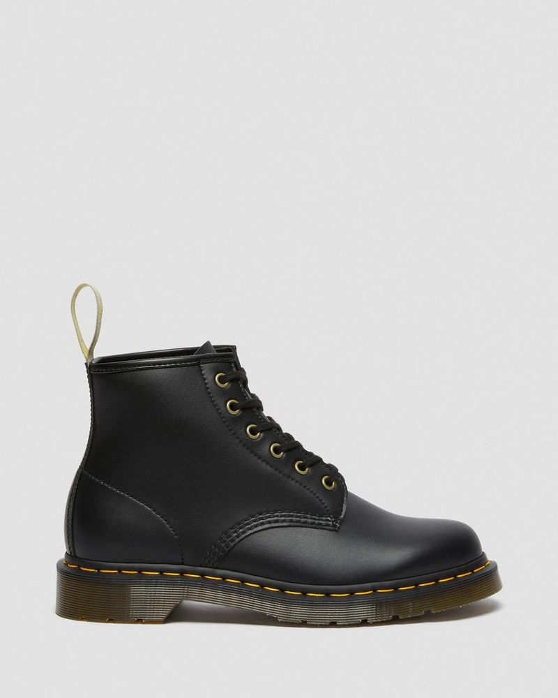 Black Dr Martens Vegan 101 Felix Ankle Boots (Felix Rub Off) Boots | SJ24-X7HI