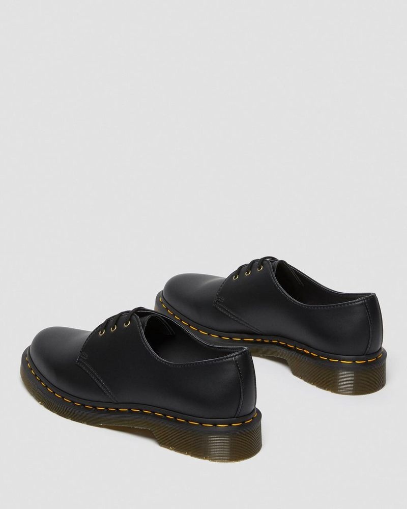 Black Dr Martens Vegan 1461 Felix Oxford Shoes (Felix Rub Off) Shoes | NO36-C2LA