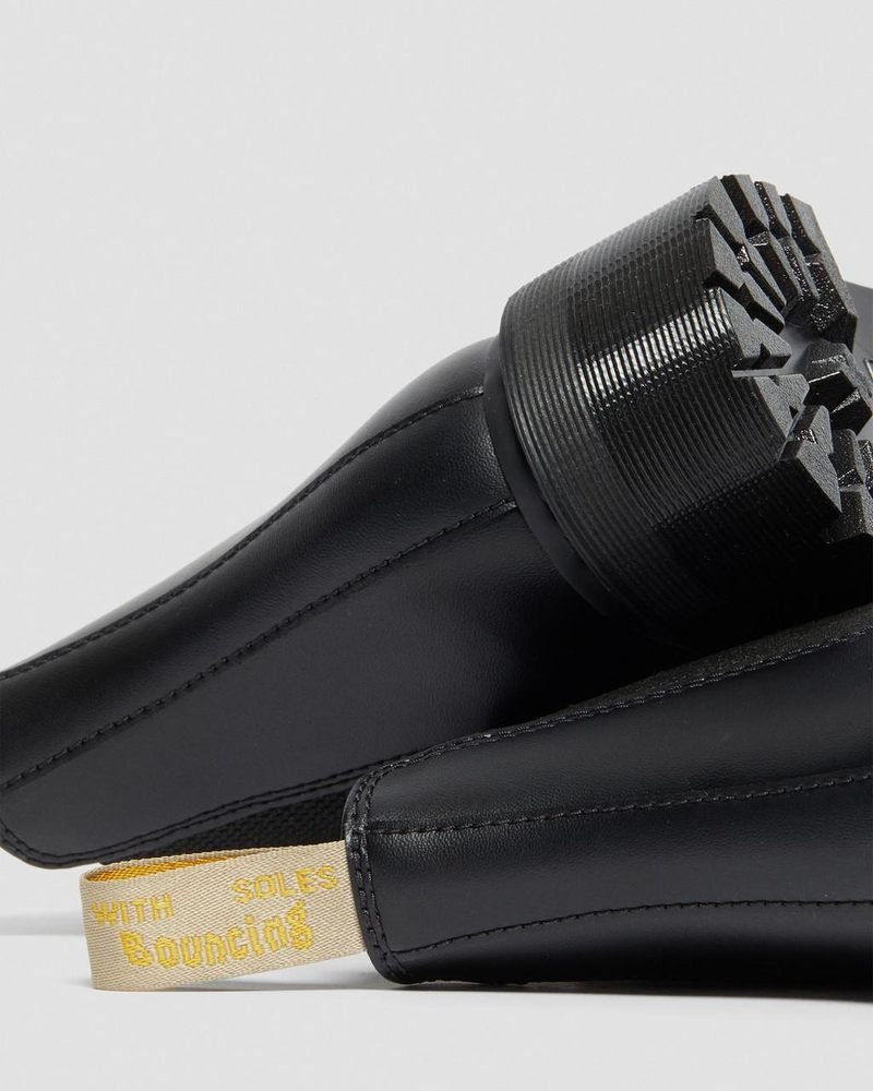 Black Dr Martens Vegan 2976 Felix Platform Chelsea Boots (Felix Rub Off) Platforms Boots | YP95-M5JU