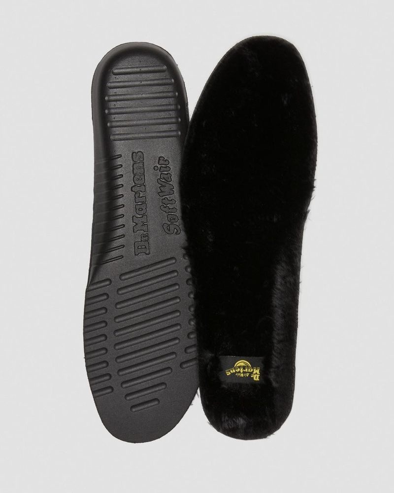 Black Dr Martens Warmwair Shoe Insoles (Lux Faux+Hefty) Shoe Care & Insoles | DP92-R8PB