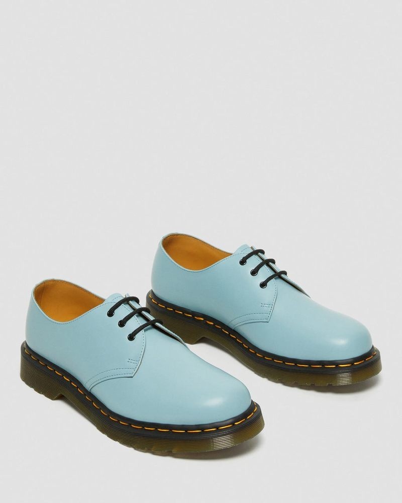 Blue Dr Martens 1461 Smooth Leather Oxford Shoes (Smooth Leather) Shoes | ND99-R0PP