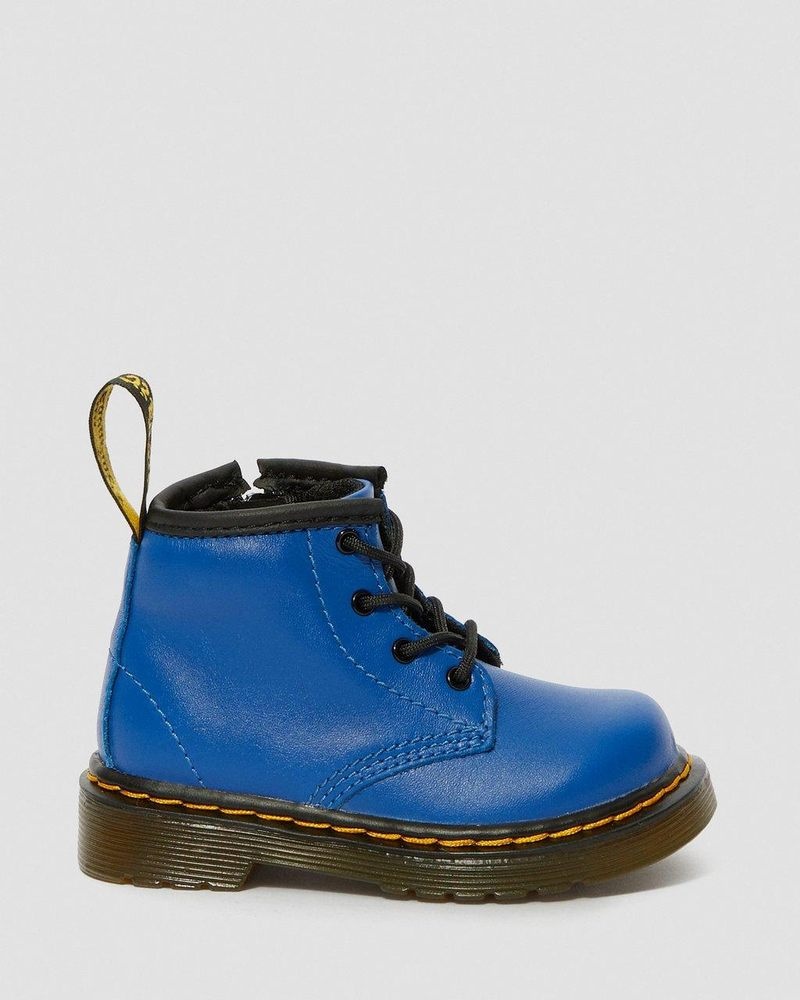 Blue Dr Martens Infant 1460 Leather Lace Up Boots (Romario) Boots | AF18-N3KS