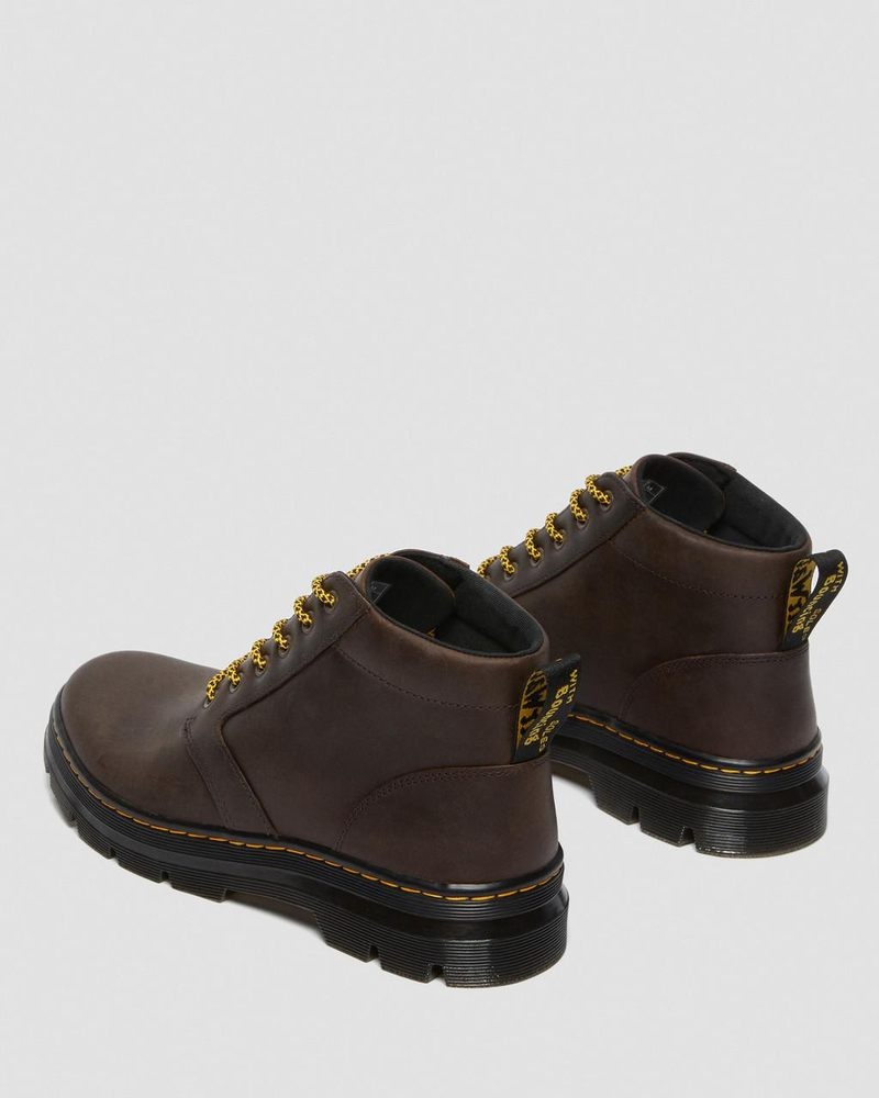 Brown Dr Martens Bonny Leather Casual Boots (Crazy Horse) Boots | QZ87-V5JV