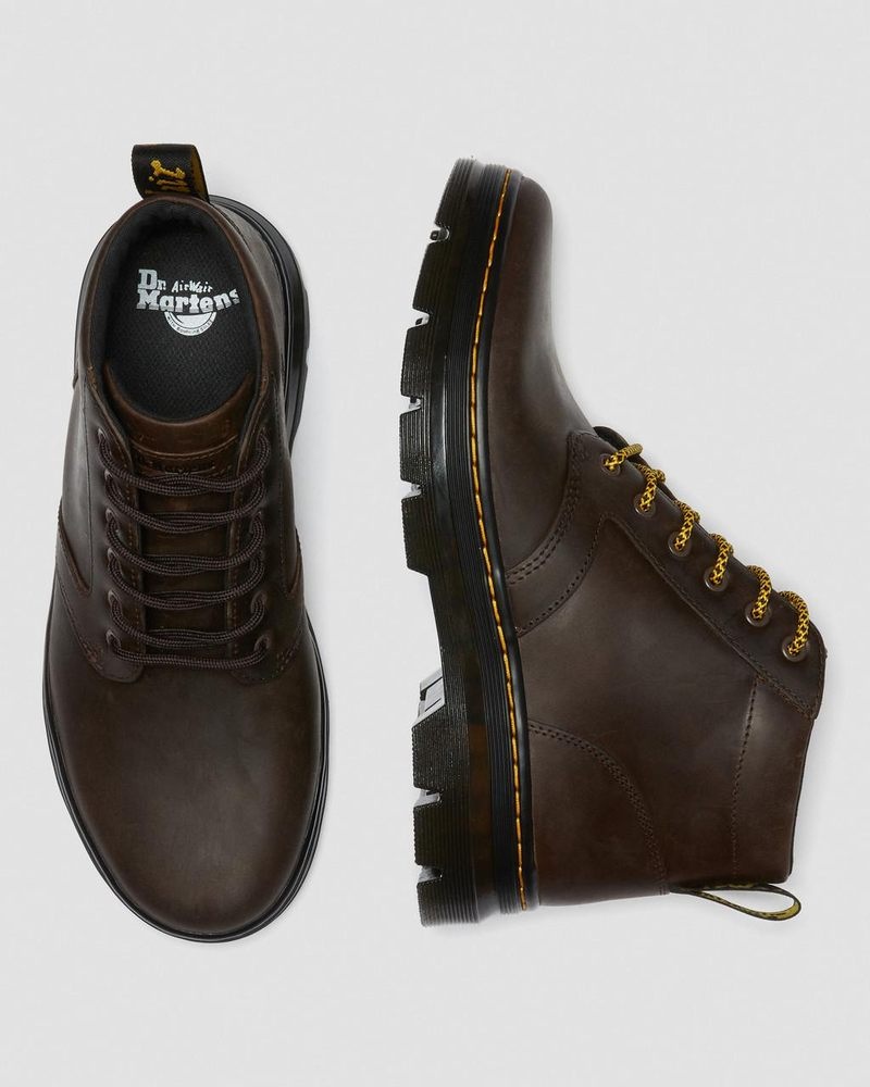 Brown Dr Martens Bonny Leather Casual Boots (Crazy Horse) Boots | QZ87-V5JV