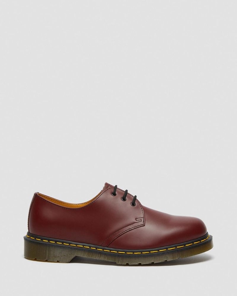 Cherry Red Dr Martens 1461 Smooth Leather Oxford Shoes (Smooth Leather) Shoes | HI33-O5MP