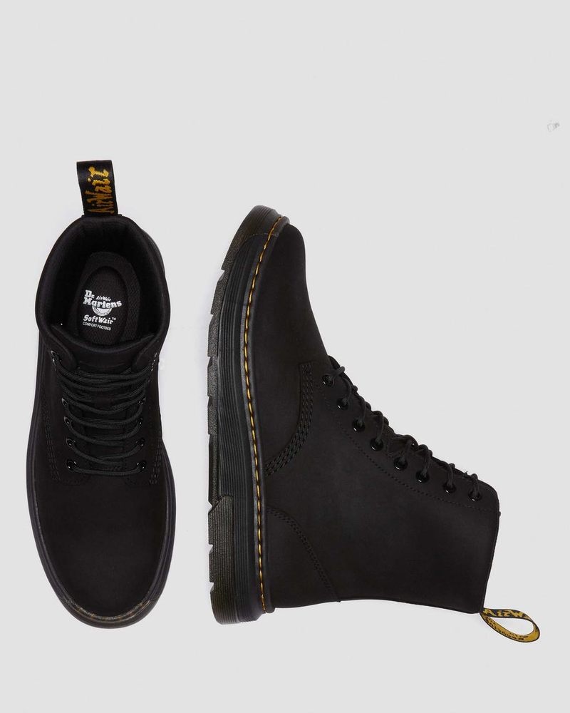 Dr Martens Crewson Nubuck Leather Everyday Boots (Buffbuck) Boots | EQ39-L1VA