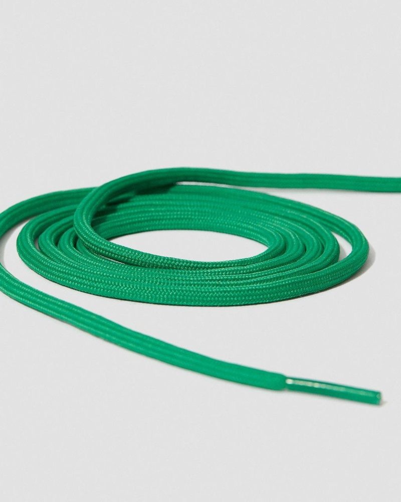 Green Dr Martens 55 Inch Round Shoe Laces (8-10 Eye) (Polyester) Shoe Laces | OK85-M2MG