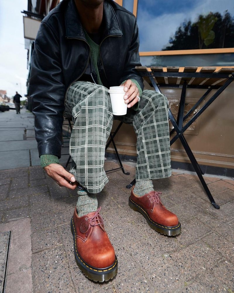 Heritage Tan Dr Martens 1461 Made in England Heritage Leather Oxford Shoes Shoes | MK24-K0NR