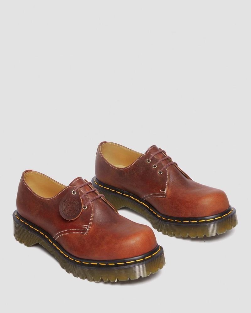 Heritage Tan Dr Martens 1461 Made in England Heritage Leather Oxford Shoes Shoes | MK24-K0NR