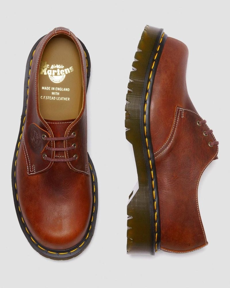 Heritage Tan Dr Martens 1461 Made in England Heritage Leather Oxford Shoes Shoes | MK24-K0NR