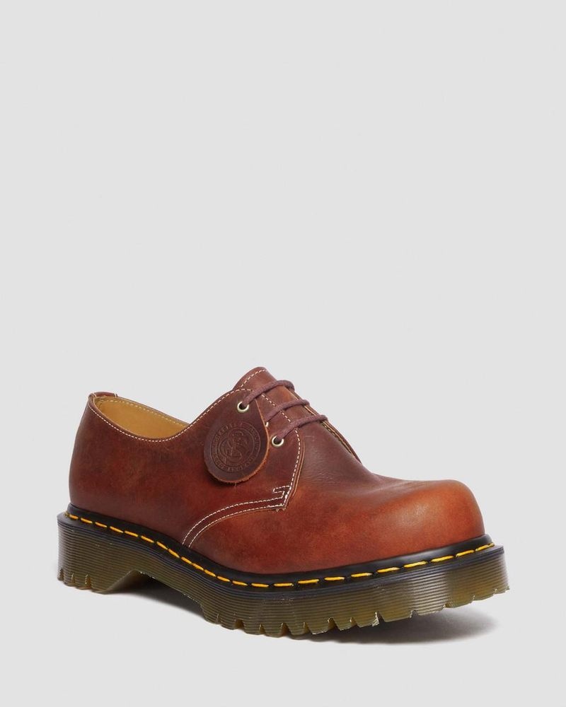 Heritage Tan Dr Martens 1461 Made in England Heritage Leather Oxford Shoes Shoes | MK24-K0NR