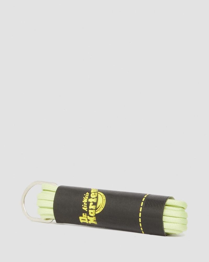 Lime Green Dr Martens 55 Inch Round Shoe Laces (8-10 Eye) (Polyester) Shoe Laces | LS27-D2NS