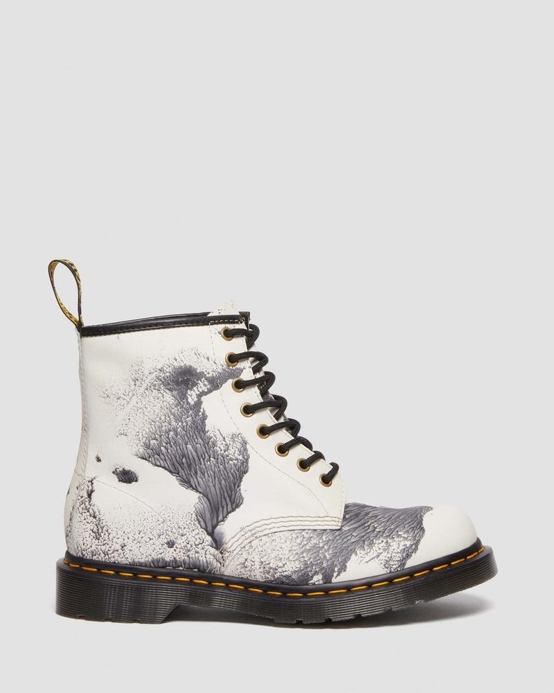 MULTI Dr Martens 1460 Tate 'Decalcomania' Backhand Leather Lace Up Boots (Backhand) Boots | XM28-M9RS