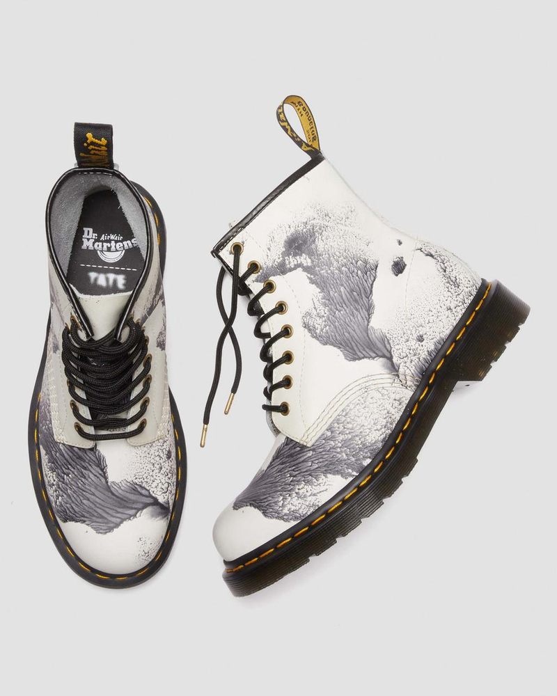 MULTI Dr Martens 1460 Tate 'Decalcomania' Backhand Leather Lace Up Boots (Backhand) Boots | XM28-M9RS