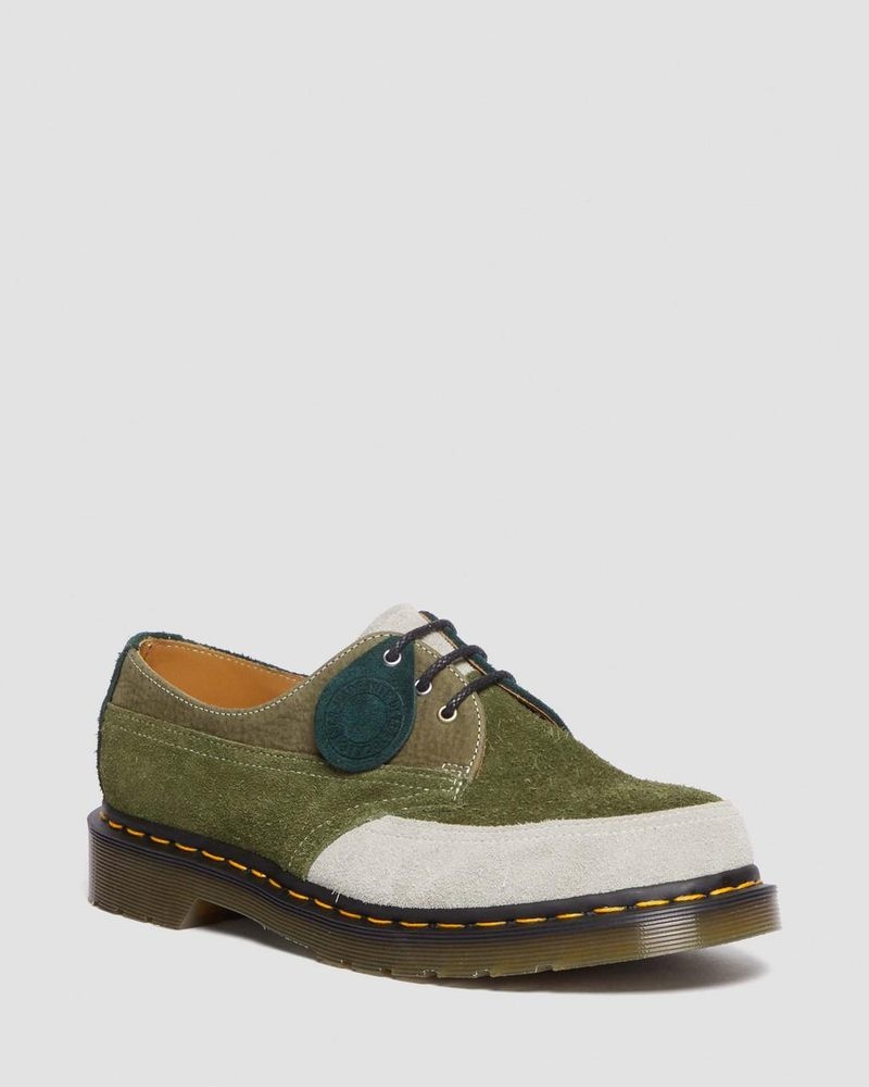 MULTI Dr Martens 1461 Made in England Deadstock Leather Oxford Shoes (Quilon + Suede) Shoes | DV48-Q1QZ