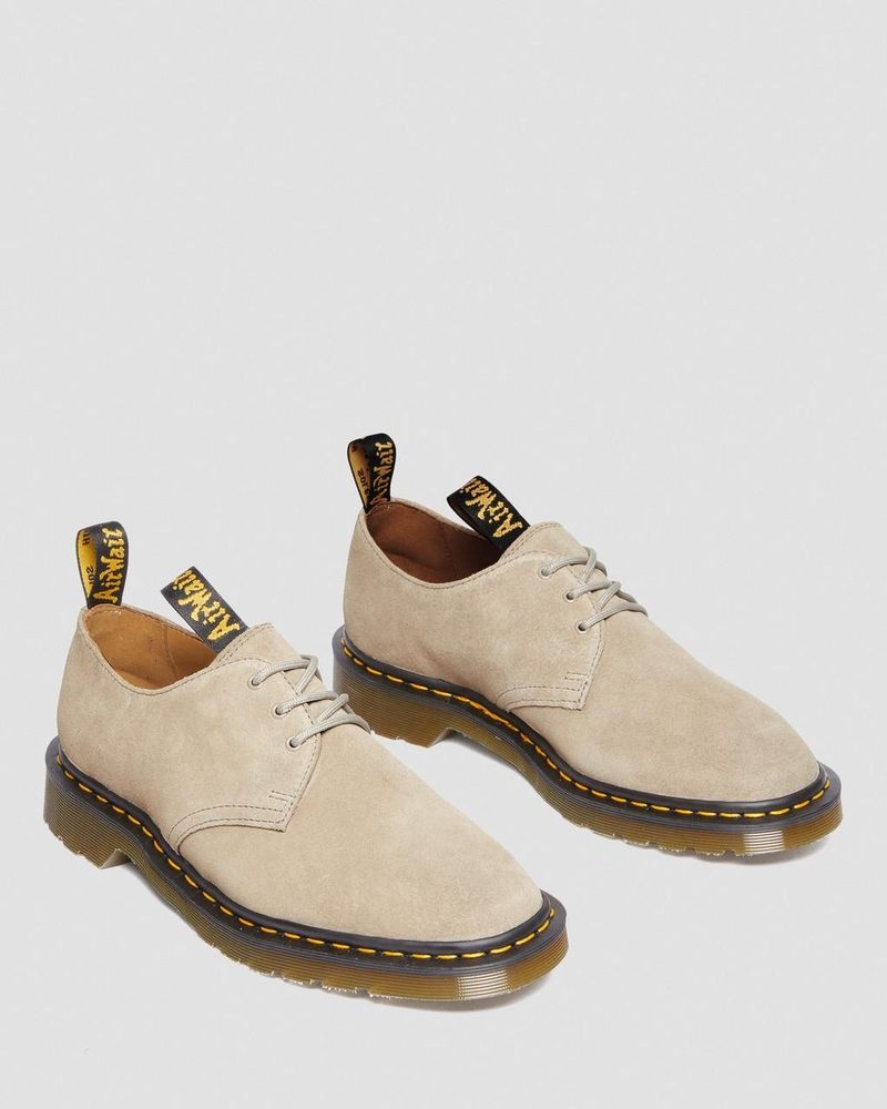 Milkshake Dr Martens 1461 Engineered Garments Suede Oxford Shoes (Suede) Shoes | VY42-S0RY