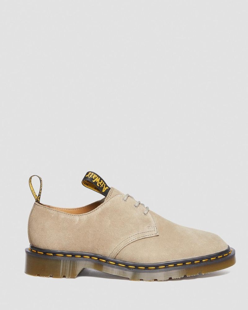 Milkshake Dr Martens 1461 Engineered Garments Suede Oxford Shoes (Suede) Shoes | VY42-S0RY