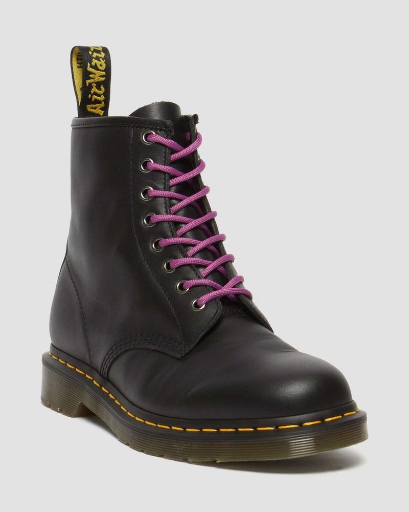 Muted Purple Dr Martens 55 Inch Round Shoe Laces (8-10 Eye) (Polyester) Shoe Laces | PB53-W7FM