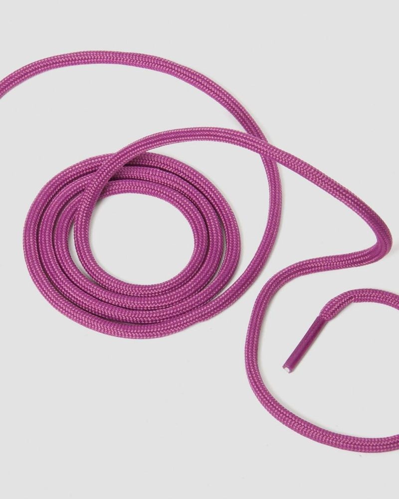 Muted Purple Dr Martens 55 Inch Round Shoe Laces (8-10 Eye) (Polyester) Shoe Laces | PB53-W7FM