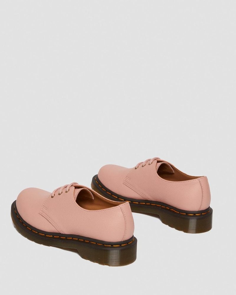 Peach Beige Dr Martens 1461 - Virginia Leather Oxford Shoes (Virginia) Shoes | PL08-B5GN