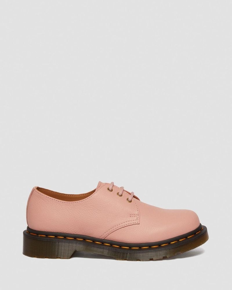 Peach Beige Dr Martens 1461 - Virginia Leather Oxford Shoes (Virginia) Shoes | PL08-B5GN