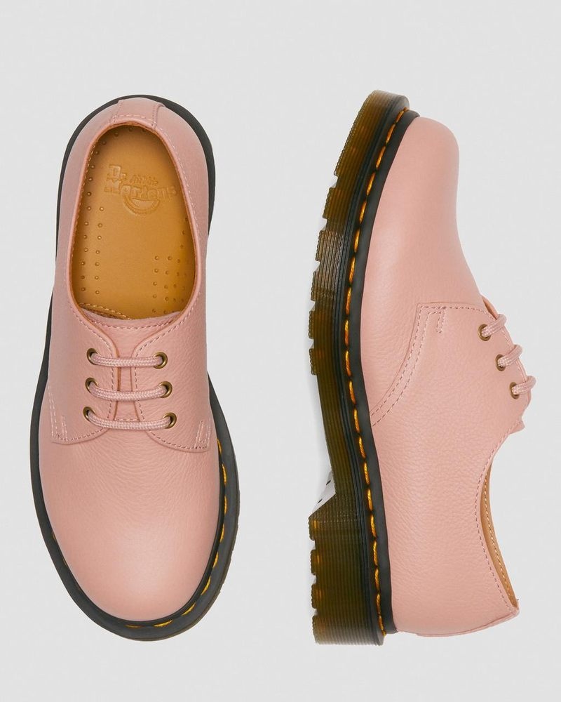 Peach Beige Dr Martens 1461 - Virginia Leather Oxford Shoes (Virginia) Shoes | PL08-B5GN