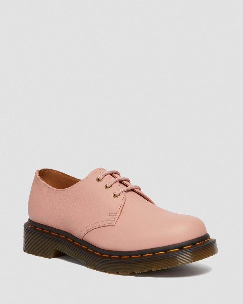 Peach Beige Dr Martens 1461 - Virginia Leather Oxford Shoes (Virginia) Shoes | PL08-B5GN