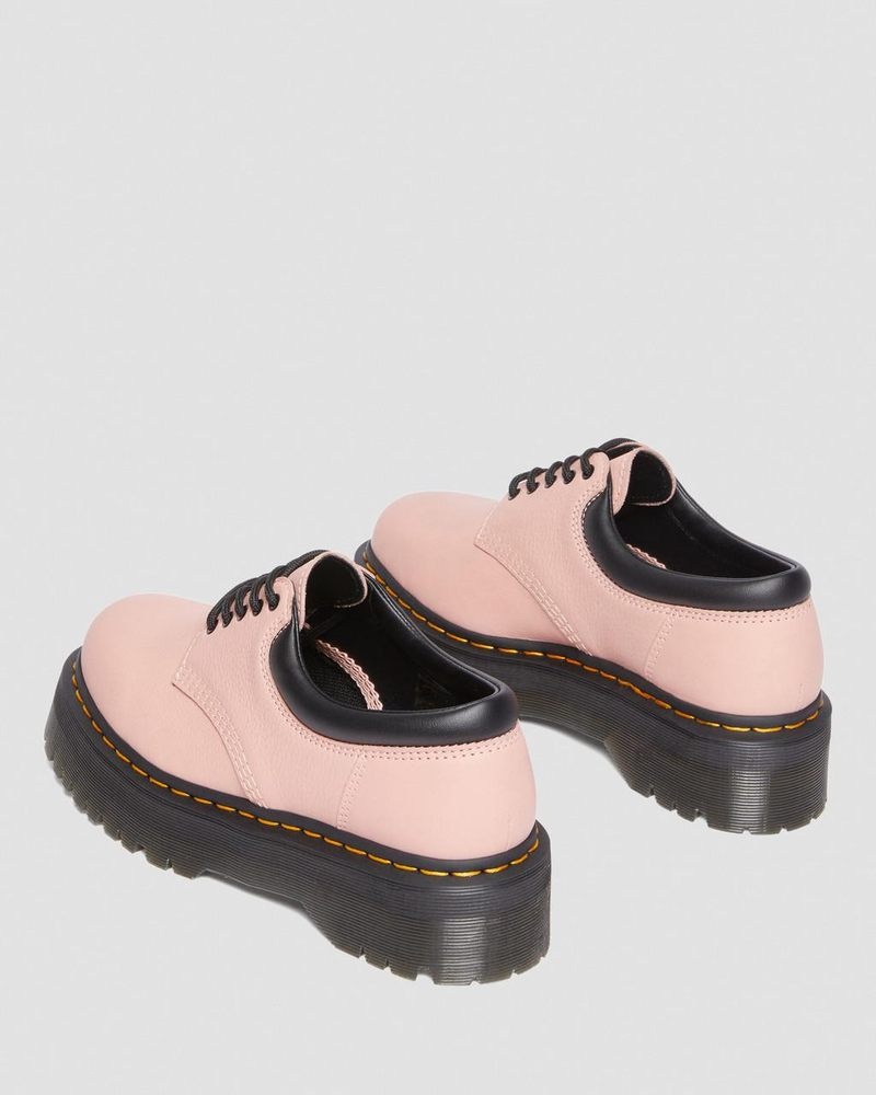 Peach Beige Dr Martens 8053 Pisa Leather Platform Casual Shoes (Pisa) Platforms | WG68-U7OI