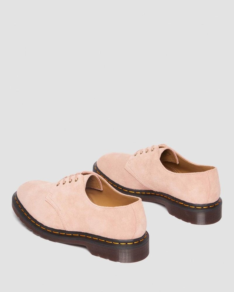 Peach Beige Dr Martens Smiths Suede Dress Shoes (Desert Oasis Suede) Shoes | XL47-M8CM