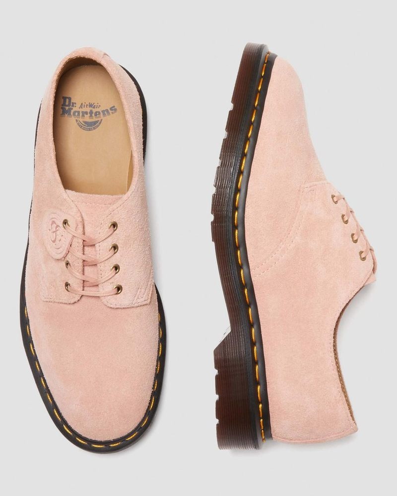 Peach Beige Dr Martens Smiths Suede Dress Shoes (Desert Oasis Suede) Shoes | XL47-M8CM