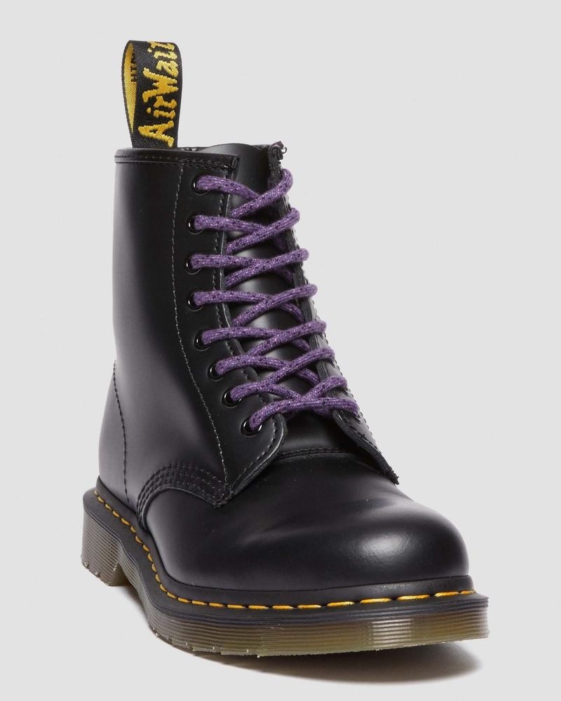 Rich Purple Dr Martens 55 Inch Round Shoe Laces (8-10 Eye) (Polyester) Shoe Laces | BV46-X4VU