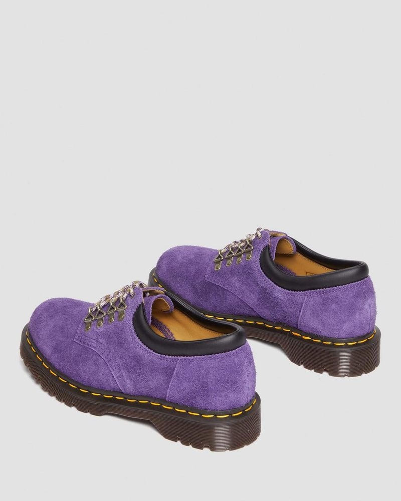 Rich Purple Dr Martens 8053 Ben Suede Casual Shoes (Long Napped Suede) Shoes | RU38-O3TY