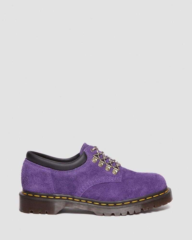 Rich Purple Dr Martens 8053 Ben Suede Casual Shoes (Long Napped Suede) Shoes | RU38-O3TY