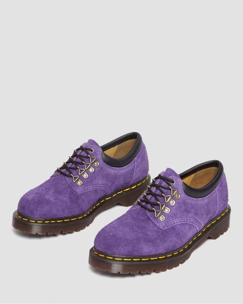 Rich Purple Dr Martens 8053 Ben Suede Casual Shoes (Long Napped Suede) Shoes | RU38-O3TY