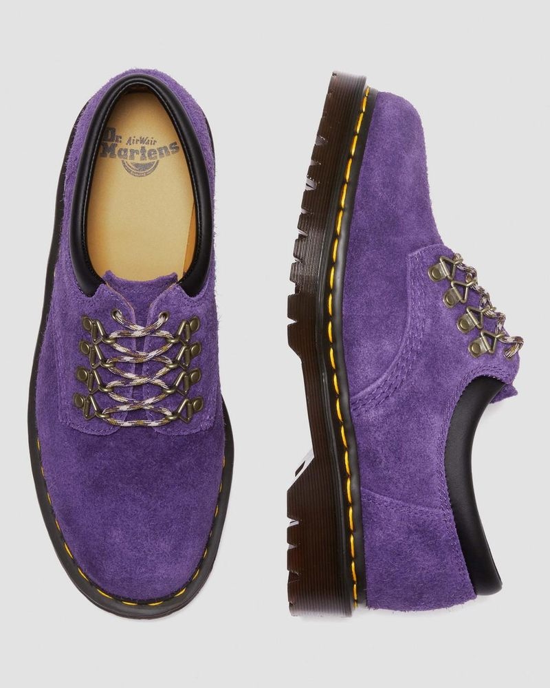 Rich Purple Dr Martens 8053 Ben Suede Casual Shoes (Long Napped Suede) Shoes | RU38-O3TY