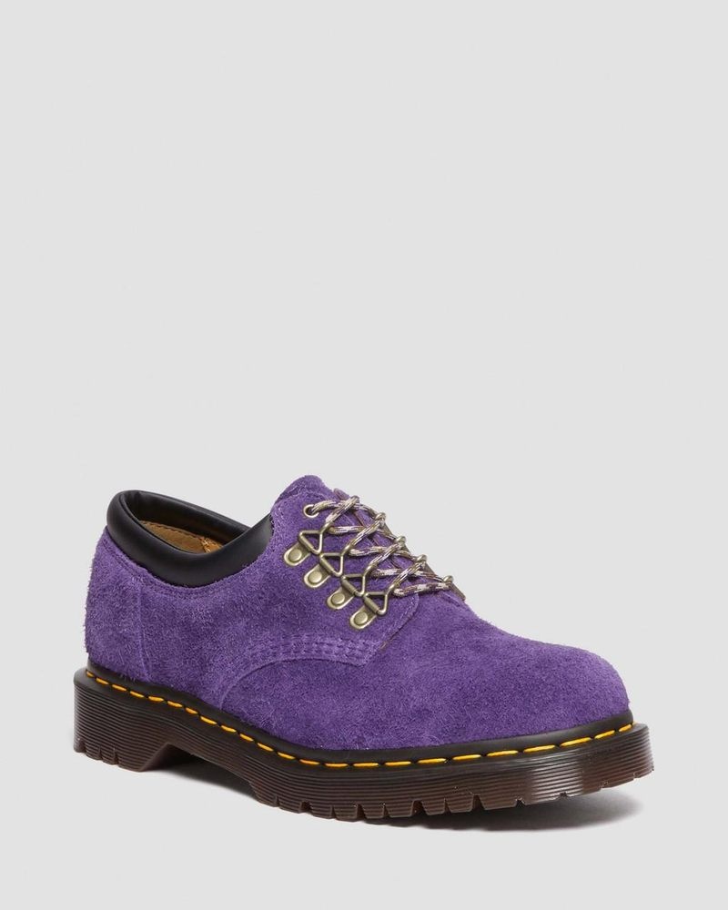 Rich Purple Dr Martens 8053 Ben Suede Casual Shoes (Long Napped Suede) Shoes | RU38-O3TY