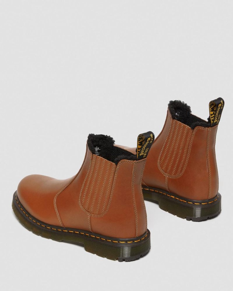 Tan Dr Martens 2976 DM's Wintergrip Leather Chelsea Boots (Blizzard Wp) Boots | CP32-Q7IJ