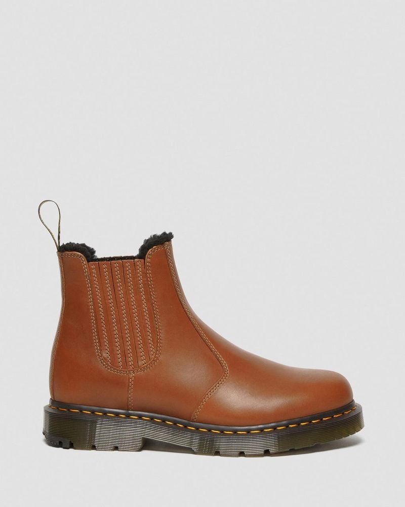 Tan Dr Martens 2976 DM's Wintergrip Leather Chelsea Boots (Blizzard Wp) Boots | CP32-Q7IJ