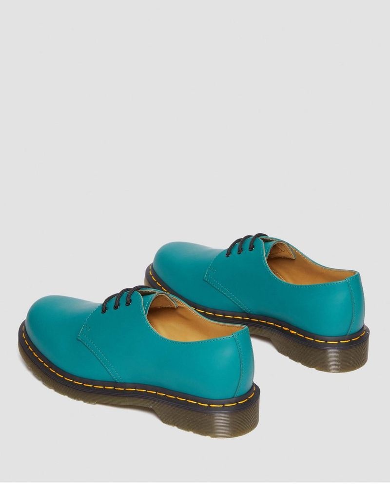 Teal Green Dr Martens 1461 Smooth Leather Oxford Shoes (Smooth Leather) Shoes | BK58-N0TS