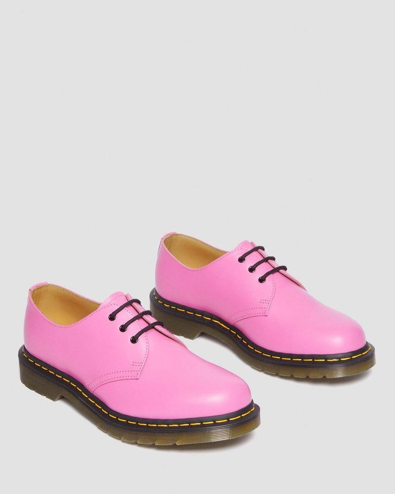 Thrift Pink Dr Martens 1461 Smooth Leather Oxford Shoes (Smooth Leather) Shoes | PI65-A3JU