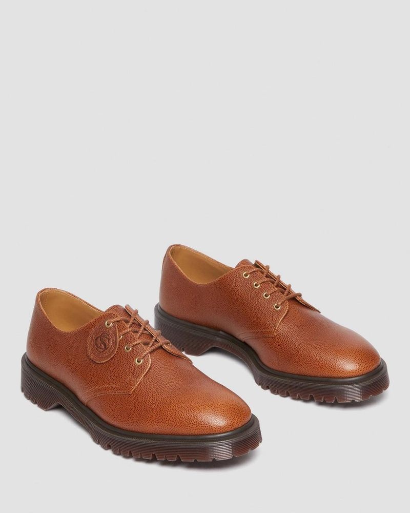 Whiskey Dr Martens Smiths Westminster Leather Dress Shoes (Westminster) Shoes | YI31-T3EX