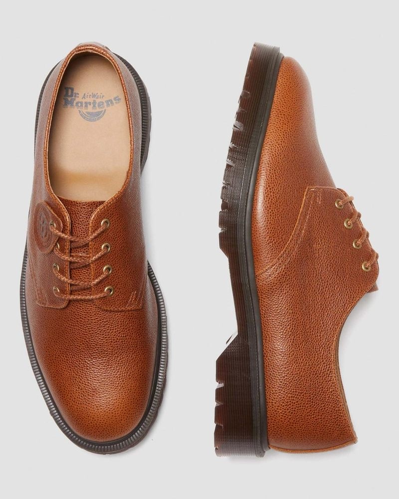 Whiskey Dr Martens Smiths Westminster Leather Dress Shoes (Westminster) Shoes | YI31-T3EX