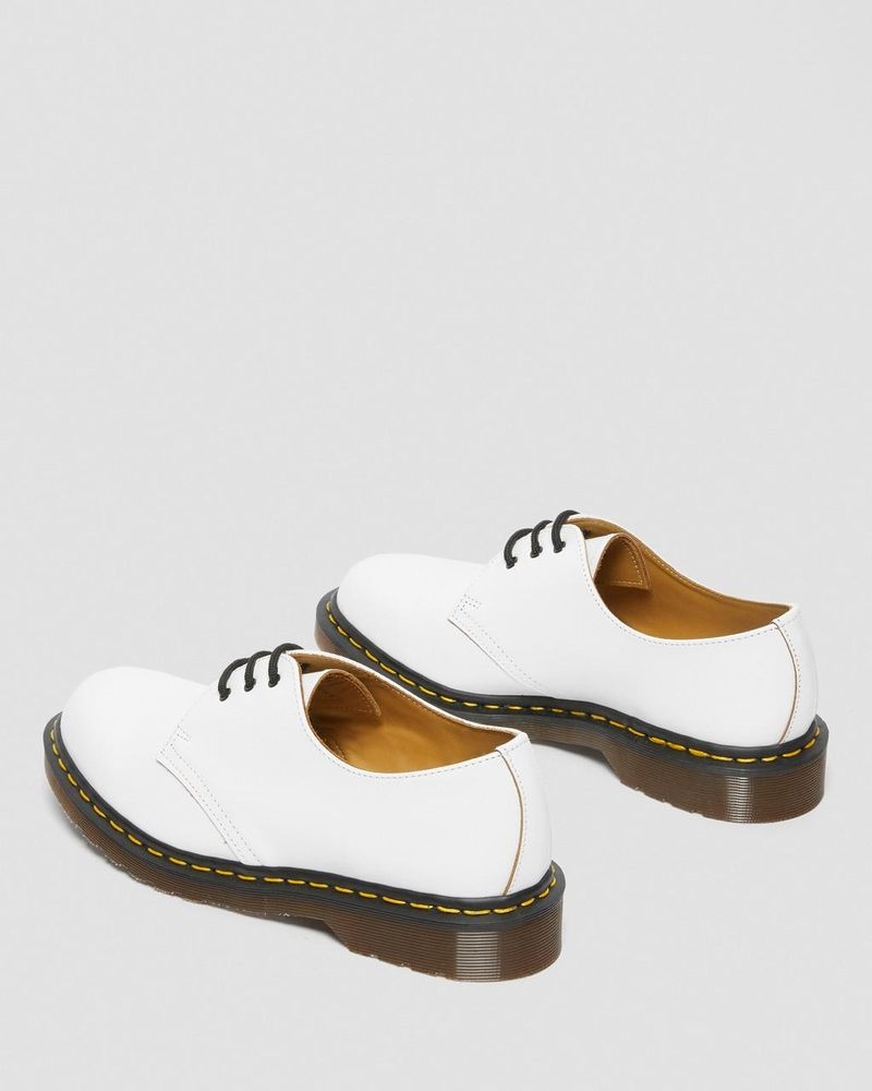 White Dr Martens 1461 Vintage Made in England Oxford Shoes (Quilon) Shoes | PW37-R4UX