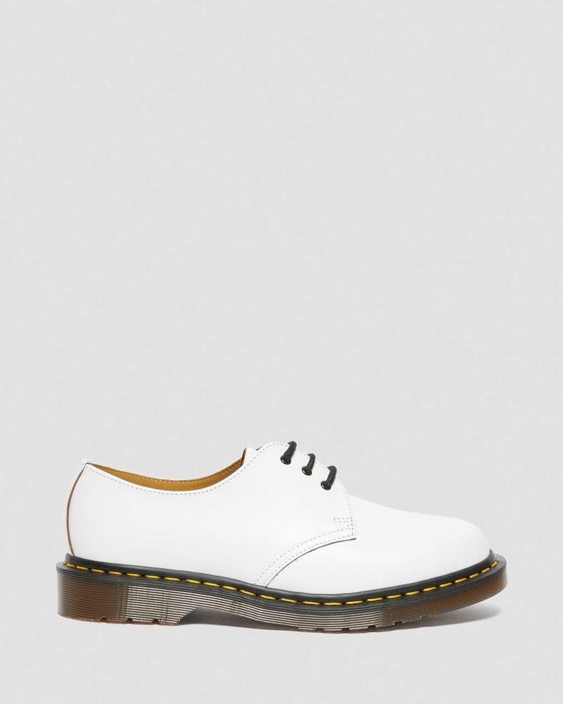 White Dr Martens 1461 Vintage Made in England Oxford Shoes (Quilon) Shoes | PW37-R4UX