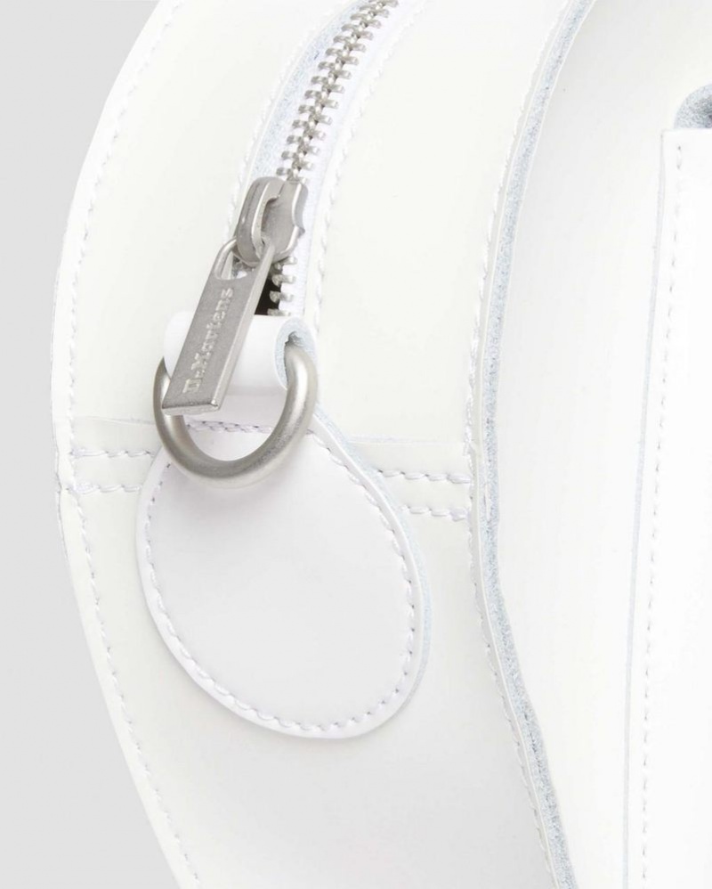 White Dr Martens Heart Shaped Leather Backpack (Kiev) Bags & Backpacks | JC87-V5NN